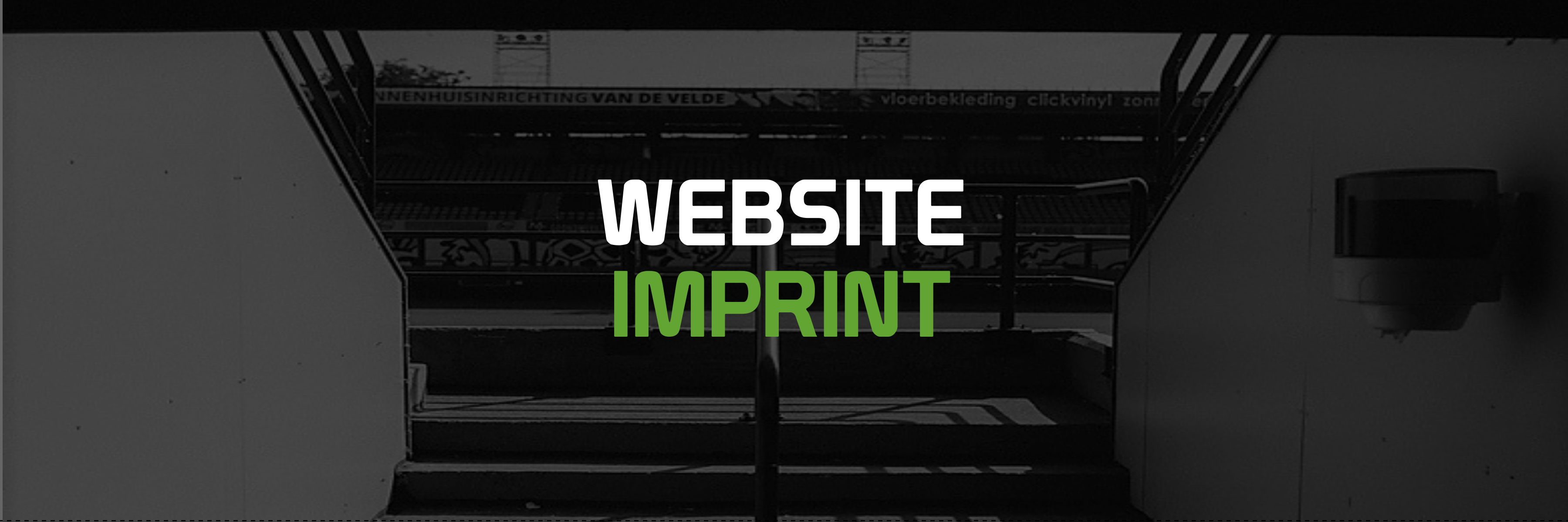 Website Imprint Banner