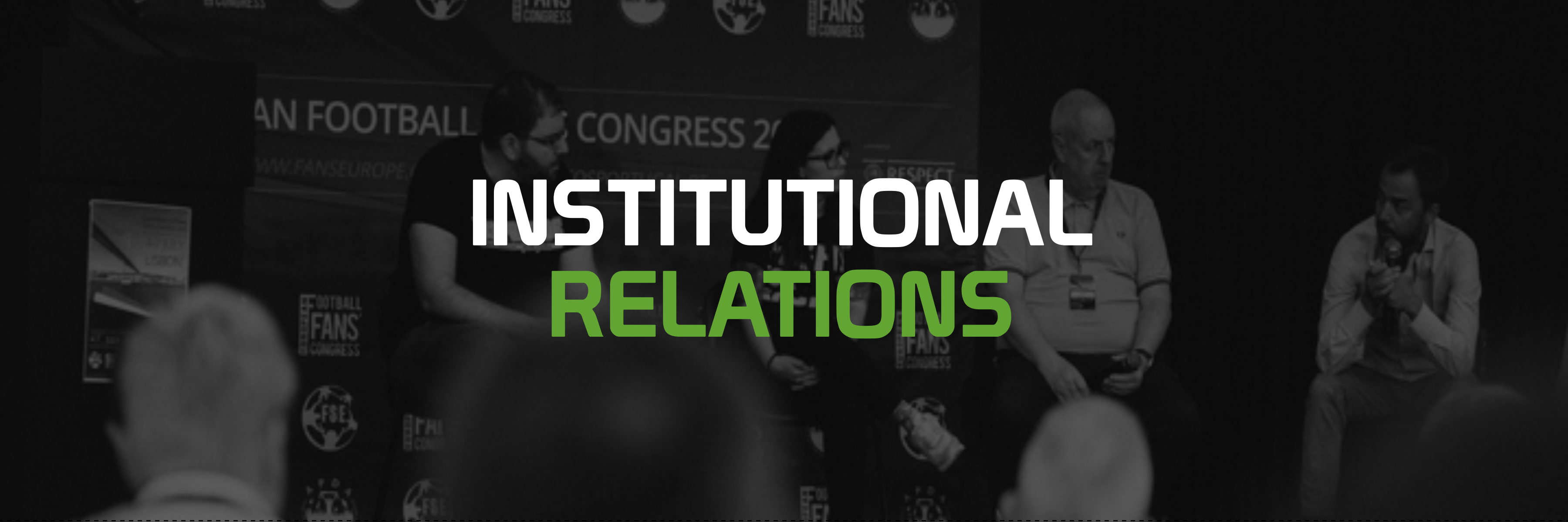 Institutional Relations Banner